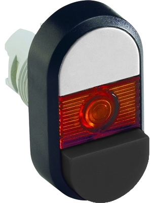 ABB 1SFA611145R1101 White/Black Modular Double Pushbutton