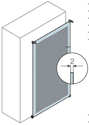 ABB 1SL0275A00 METAL BASE PLATE WITH HOLES-SIZE 1