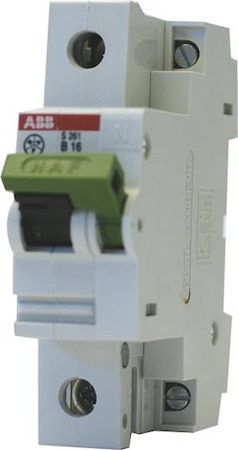 ABB 7921.210 Hafomaat, 16 A, B-kar., groene knop