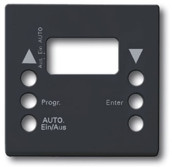 ABB 1710-0-3625 Плата центральная (накладка) для механизма датчика силы ветра и освещённости (погодной станции) 6480 U-10х, серия solo/future, цвет антрацит