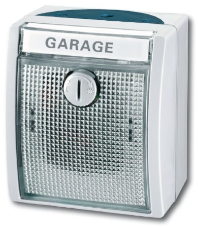 ABB 6500-0-0791 Выключатель сумеречный IP44, 16А 250В, серия ocean, цвет серый/сине-зелёный