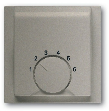 ABB 1710-0-3554 Плата центральная (накладка) для механизма терморегулятора (термостата) 1094 U, 1097 U, серия impuls, цвет шампань-металлик