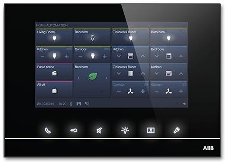 ABB 8300-0-0357 DP7-S-625 Панель управления free@homeTouch 7", чёрная