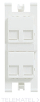ABB T1018.4 BL Суппорт для 4-х информационных разъёмов типа Keystone и AT&T