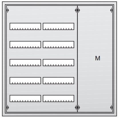 ABB AT53M Щит распределительный 824х824х140