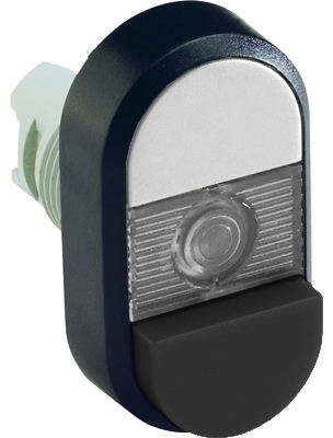ABB 1SFA611145R1108 White/Black Modular Double Pushbutton