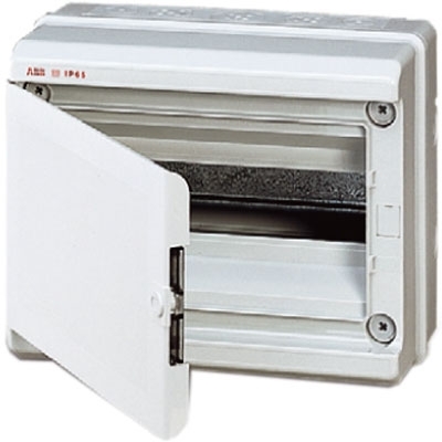 ABB 12732 EUROPA IP65 бокс настенный 12М непрозр.дверь серый