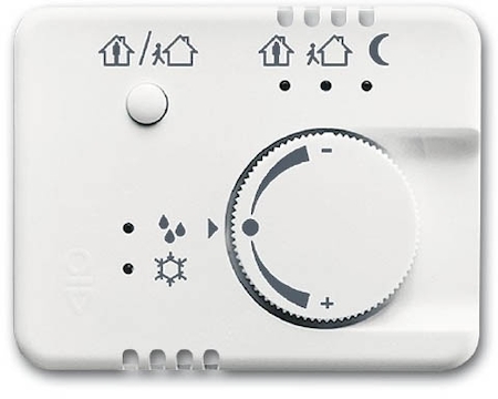 ABB 6134-0-0138 6134-24G-102 Терморегулятор alpha nea белый гл.