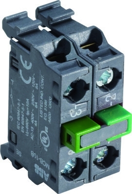 ABB 1SFA611610R2002 CONTACT BLOCK#MCB-20B