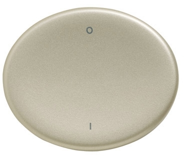 ABB 5501.2 CV Клавиша для 1-клавишных выключателей/переключателей/кнопок с символом "I/O", серия TACTO, цвет шампань