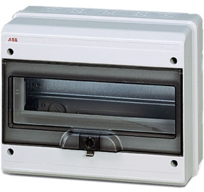 ABB 12745 FLY IP65 бокс настенный 12М прозр.дверь серый