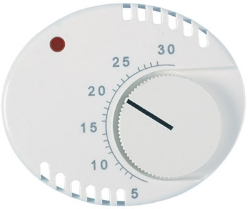 ABB 5540 BL Накладка для терморегулятора 8140 и 8140.2, серия TACTO, цвет альпийский белый