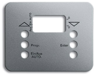ABB 1710-0-3334 Плата центральная (накладка) для механизма датчика силы ветра и освещённости (погодной станции) 6480 U-10х, серия alpha exclusive, цвет титан