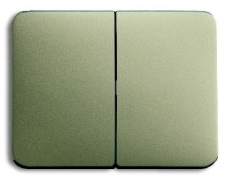 ABB 1751-0-3082 Клавиша для механизма 2-клавишных выключателей/переключателей/кнопок, серия alpha exclusive, цвет палладий