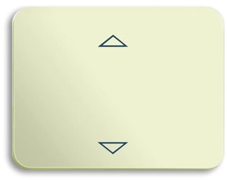 ABB 6430-0-0321 Клавиша для механизма электронного выключателя Busch-Jalousiecontrol 6411 U-101, 6411 U/S-101, 6418 U, реле 6402 U, серия alpha nea, цвет слоновая кость