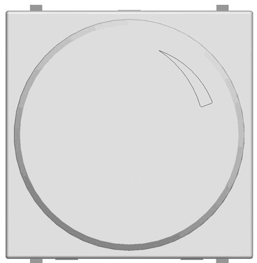 ABB N2260.2 CV Механизм электронного поворотного светорегулятора 60-400 Вт, 2-модульный, серия Zenit, цвет шампань
