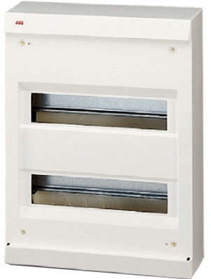 ABB 12214 UNIBOX бокс настенный 24М без двери белый (без клемм)