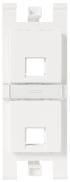 ABB T1018.2 BL Суппорт для 2-х информационных разъёмов типа Keystone и AT&T
