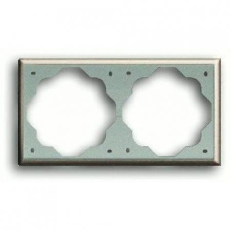 ABB 1754-0-2528 Рамка 2-постовая, серия impuls, цвет шампань-металлик
