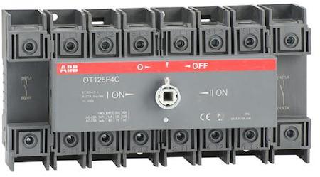ABB 1SCA105054R1001 Manual change-over switch, I-O-II -operation, open transition