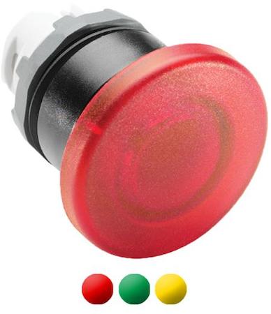 ABB 1SFA611124R2103 Yellow Modular Mushroom pushbutton