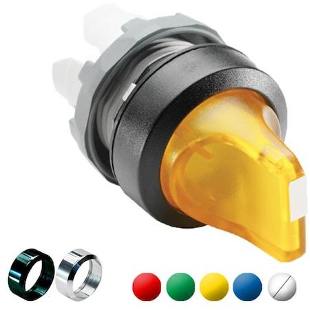 ABB 1SFA611230R2103 Yellow Modular Selector Switch