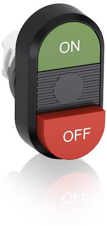 ABB 1SFA611143R1106 Green/Red Modular Double Pushbutton