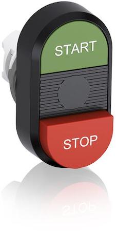 ABB 1SFA611144R1106 Green/Red Modular Double Pushbutton