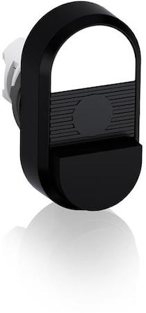 ABB 1SFA611145R1106 White/Black Modular Double Pushbutton