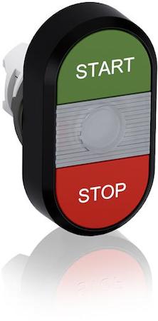ABB 1SFA611133R1108 Green/Red Modular Double Pushbutton