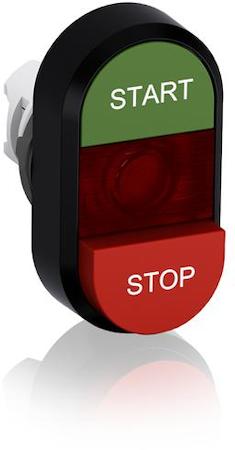 ABB 1SFA611144R1101 Green/Red Modular Double Pushbutton