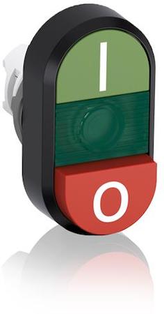 ABB 1SFA611142R1102 Green/Red Modular Double Pushbutton