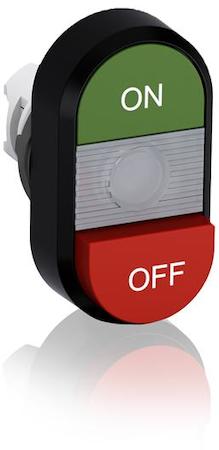 ABB 1SFA611143R1108 Green/Red Modular Double Pushbutton