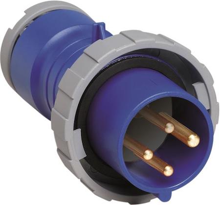 ABB 2CMA166480R1000 Plug, 9h, 16A, IP67, 3P+E