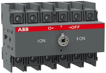 ABB 1SCA105008R1001 Manual change-over switch, I-O-II -operation, open transition