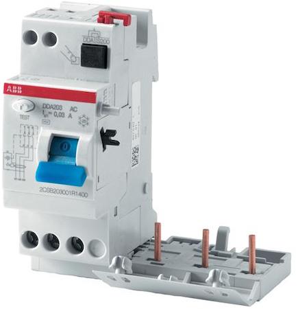 ABB 2CSB203401R1250 Residual Current Device Block  DDA203 A-25/0,03 AP-R