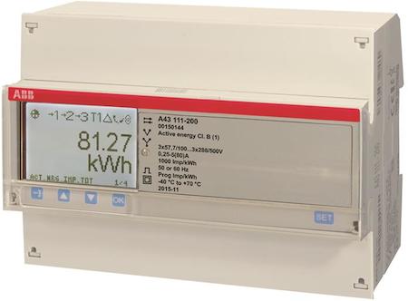 ABB 2CMA100106R1000 Electricty meter A43 111-200