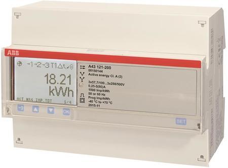 ABB 2CMA100107R1000 Electricty meter A43 121-200