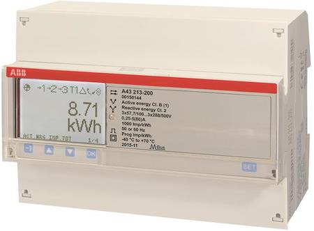 ABB 2CMA100110R1000 Electricty meter A43 213-200