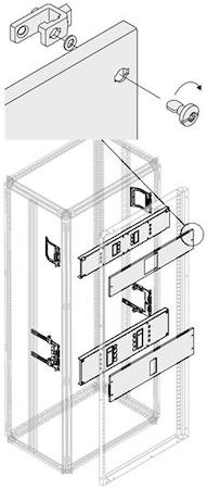ABB 1STQ007856A0000 T5 kit 3-4P fixed+rhd(400/630a)h.w=400mm