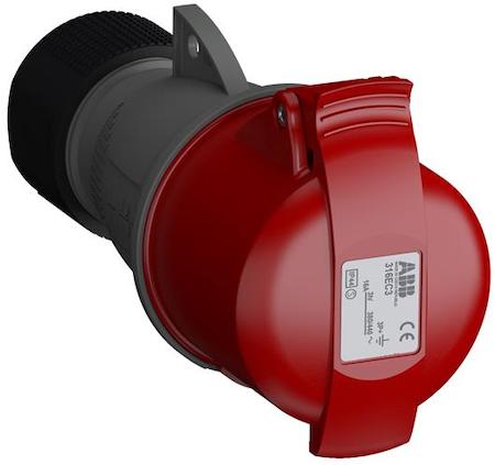 ABB 2CMA102009R1000 Industrial Connectors, 3P+E, 16A, 380/440 V