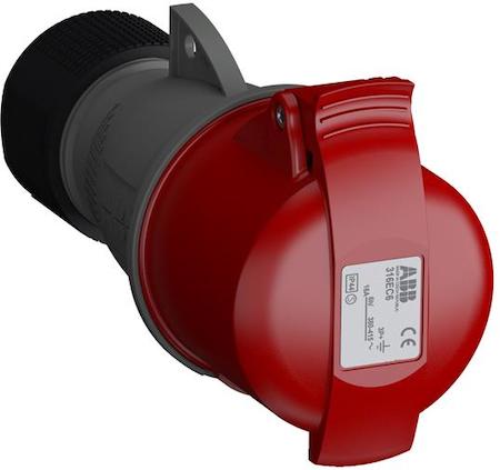 ABB 2CMA102012R1000 Industrial Connectors, 3P+E, 16A, 380 … 415 V