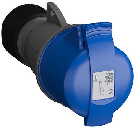ABB 2CMA102014R1000 Industrial Connectors, 3P+E, 16A, 200 … 250 V