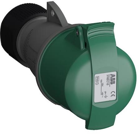 ABB 2CMA102015R1000 Industrial Connectors, 3P+E, 16A, >50 V