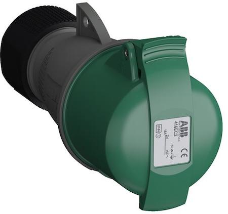 ABB 2CMA102019R1000 Industrial Connectors, 3P+N+E, 16A, >50 V
