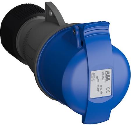 ABB 2CMA102025R1000 Industrial Connectors, 3P+N+E, 16A, 120/208 … 144/250 V