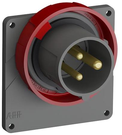 ABB 2CMA101260R1000 Panel mounted  inlets, 2P+E, 16A, 380 … 415 V
