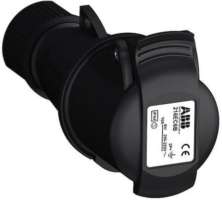 ABB 2CMA103578R1000 Industrial Connectors, 2P+E, 16A, 200 … 250 V