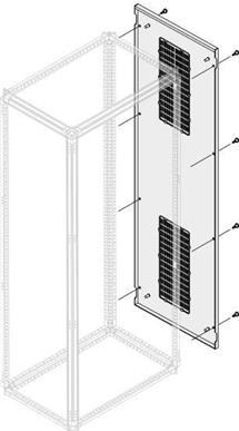 ABB 1STQ007645A0000 ip30 aerated ext. pan. h=2000mm d=700mm
