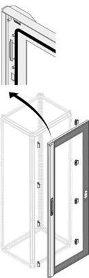 ABB 1STQ007316A0000 ip65 gl.door 24 din h=2000mm w=600mm